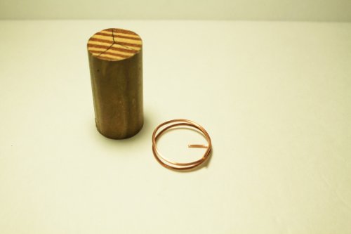 Judy Freyer Thompson's Circle Earrings - , Contemporary Wire Jewelry, Butane Torch, Soldering, Solder, Clean the wire with the 400 grit sandpaper if necessary.